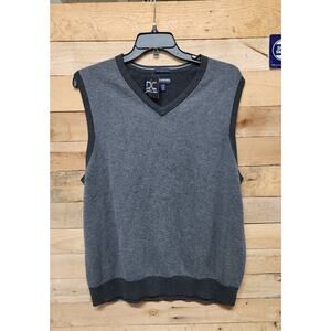 Stafford Sweater Vest V Neck Knit Pullover Pima Cotton Classic Men's Size XL